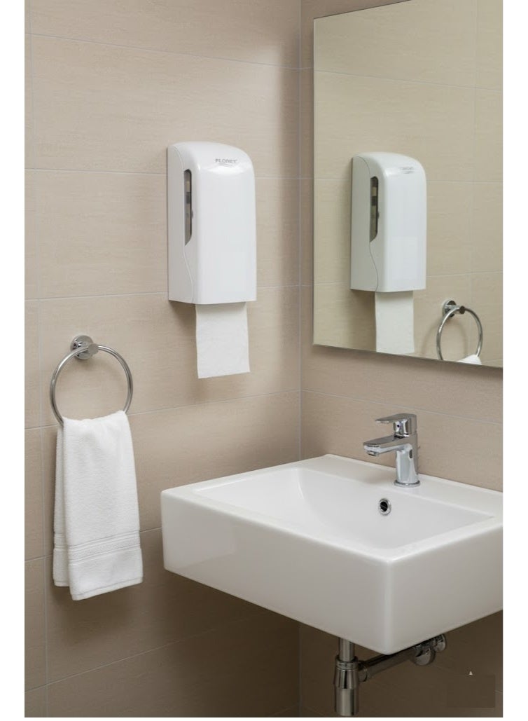 فلوريت حامل مناديل الحمام انتر فولد أبيض - Image 3